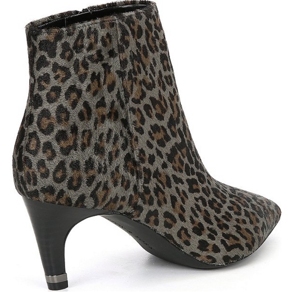 NWOB Preston & York Leopard Print Haircalf Boots - Picture 3 of 16
